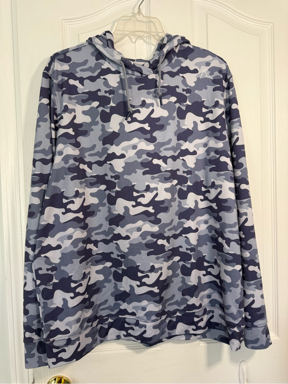 Rhoback Men’s Performance Top Large Camo Blue Gray